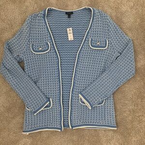 Talbots lady jacket sweater